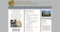 Desktop Screenshot of manueletherapiewestera.nl